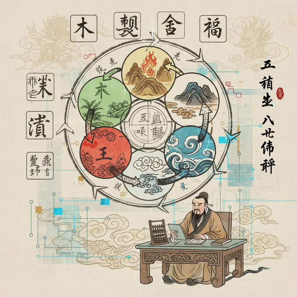 八字命評 - 五行生剋