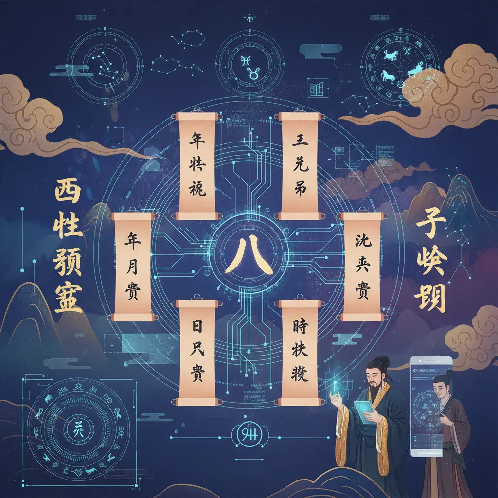 八字查詢 - 四柱預測
