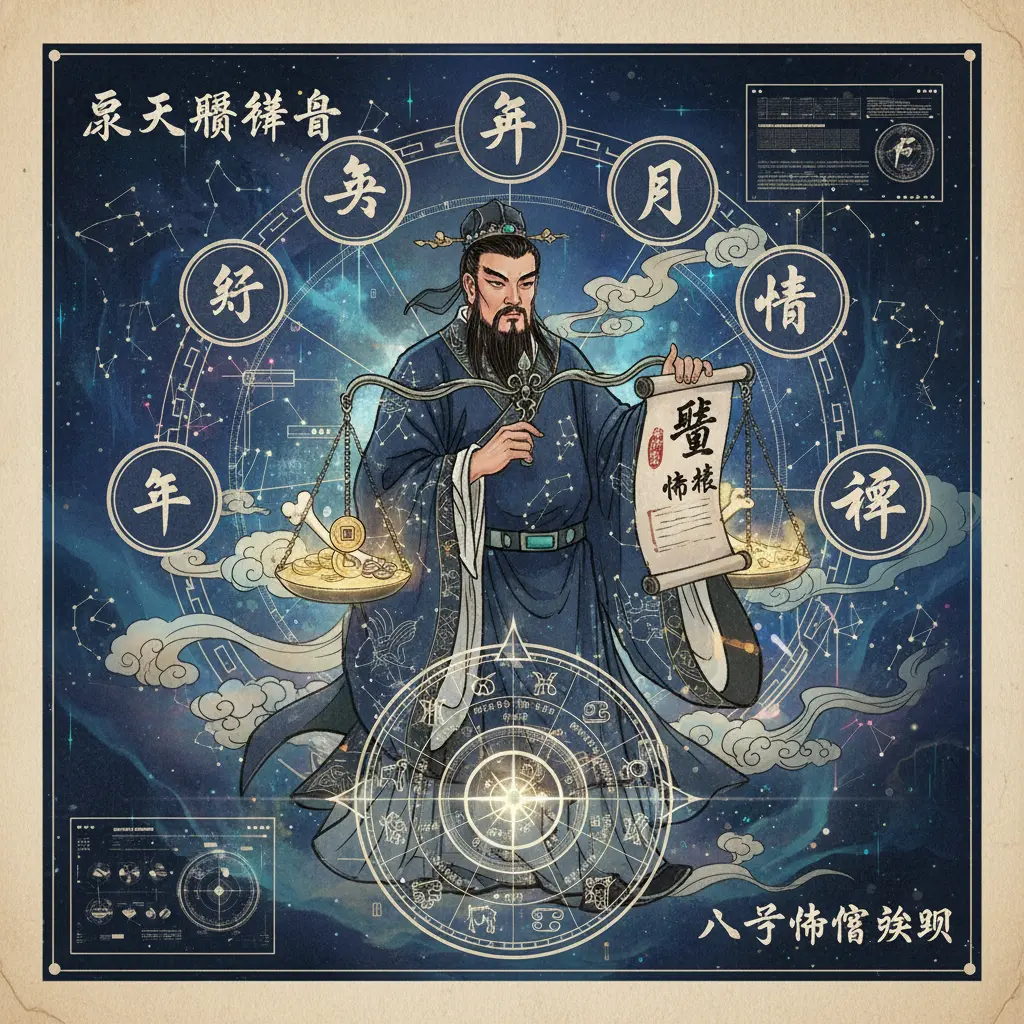 八字命宮查詢 - 袁天罡稱骨