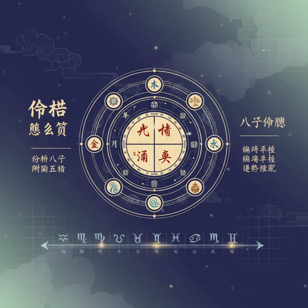 命格怎麼算 - 八字命盤