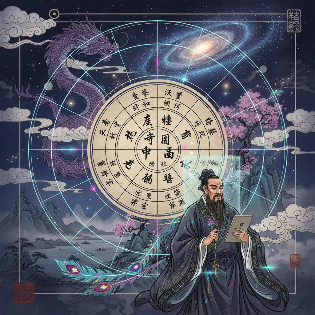 算八字命盤 - 紫微鬥數