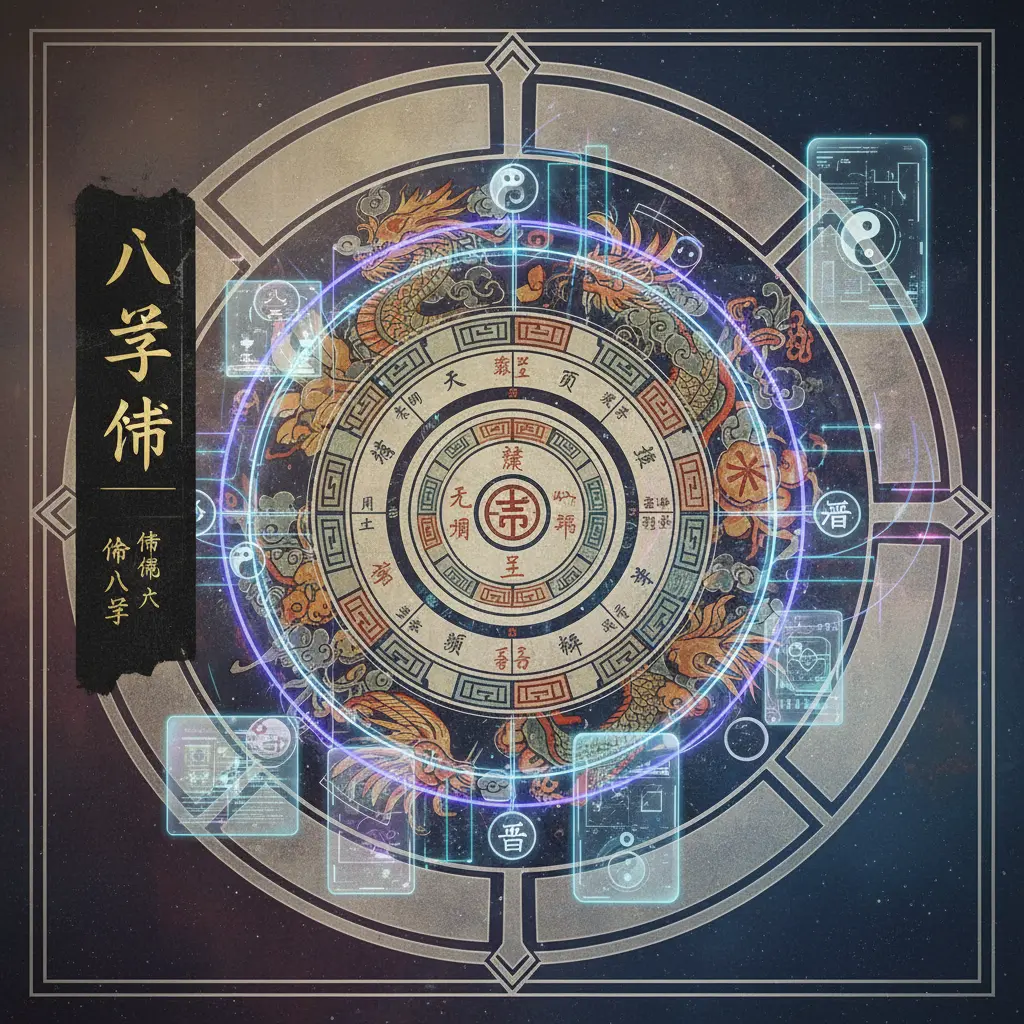 命盤八字 - 八字命盤