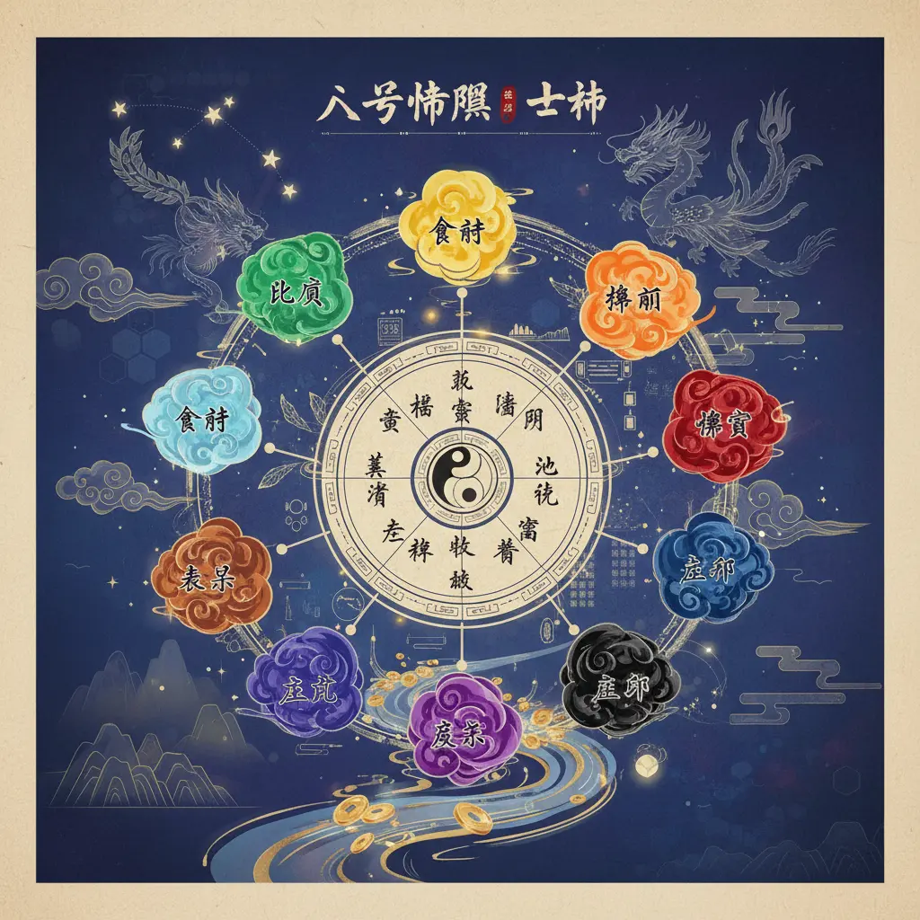 八字 命盤 - 十神