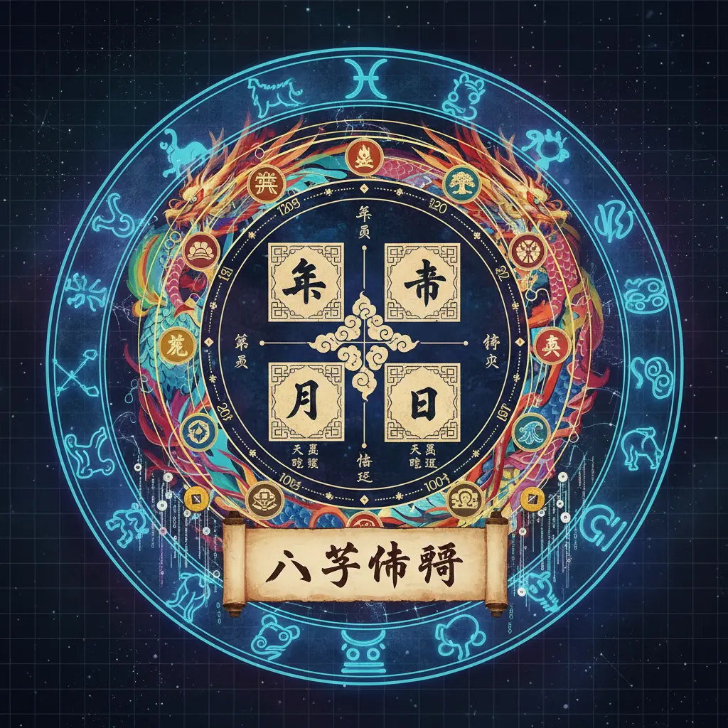 八字命評 - 八字命盤