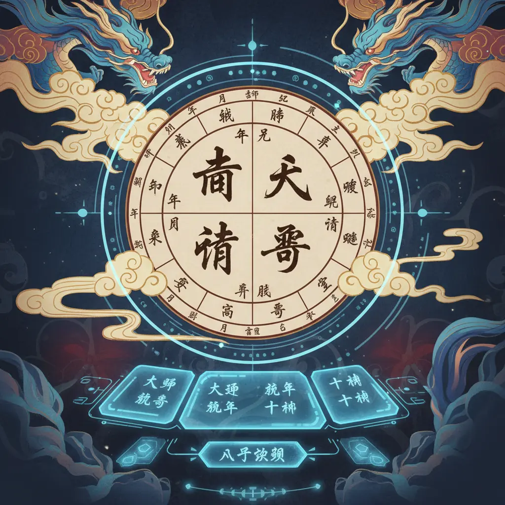 八字查詢 - 命盤