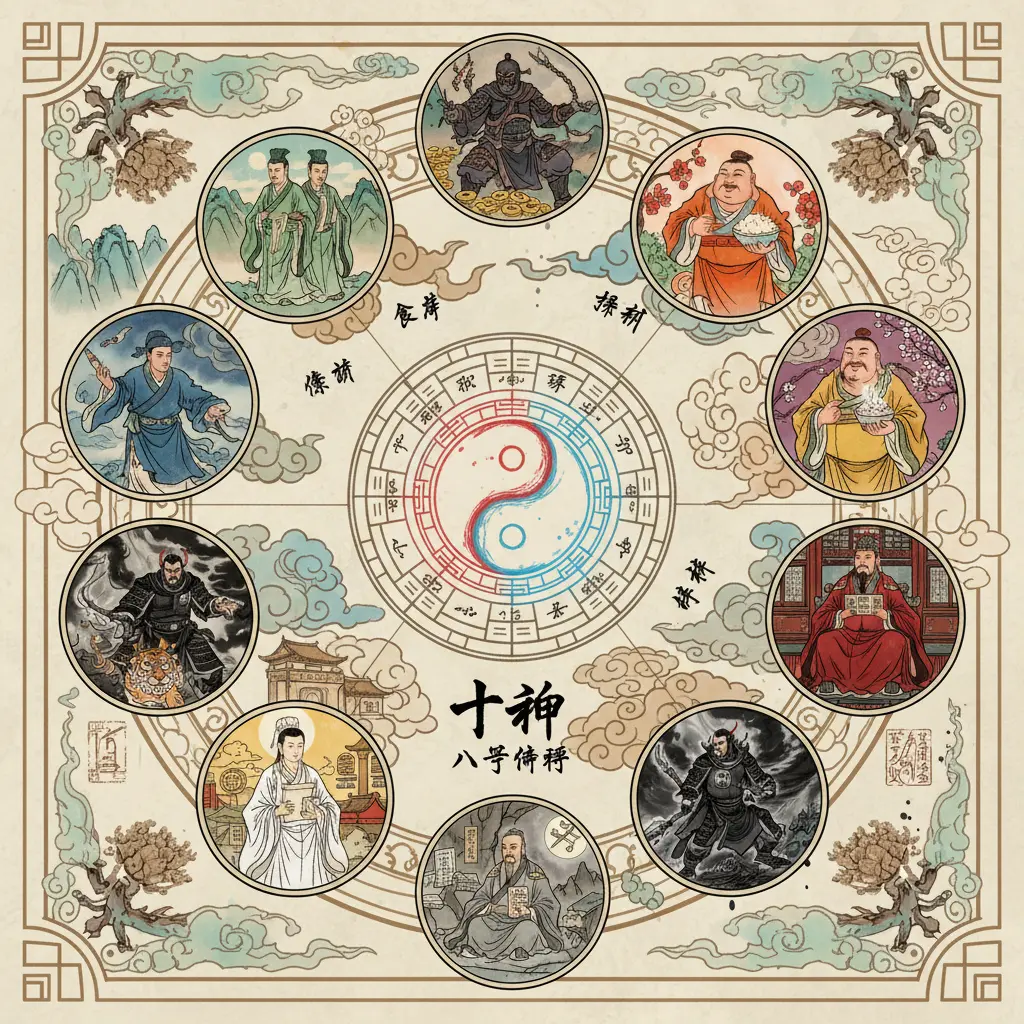 八字命評 - 十神