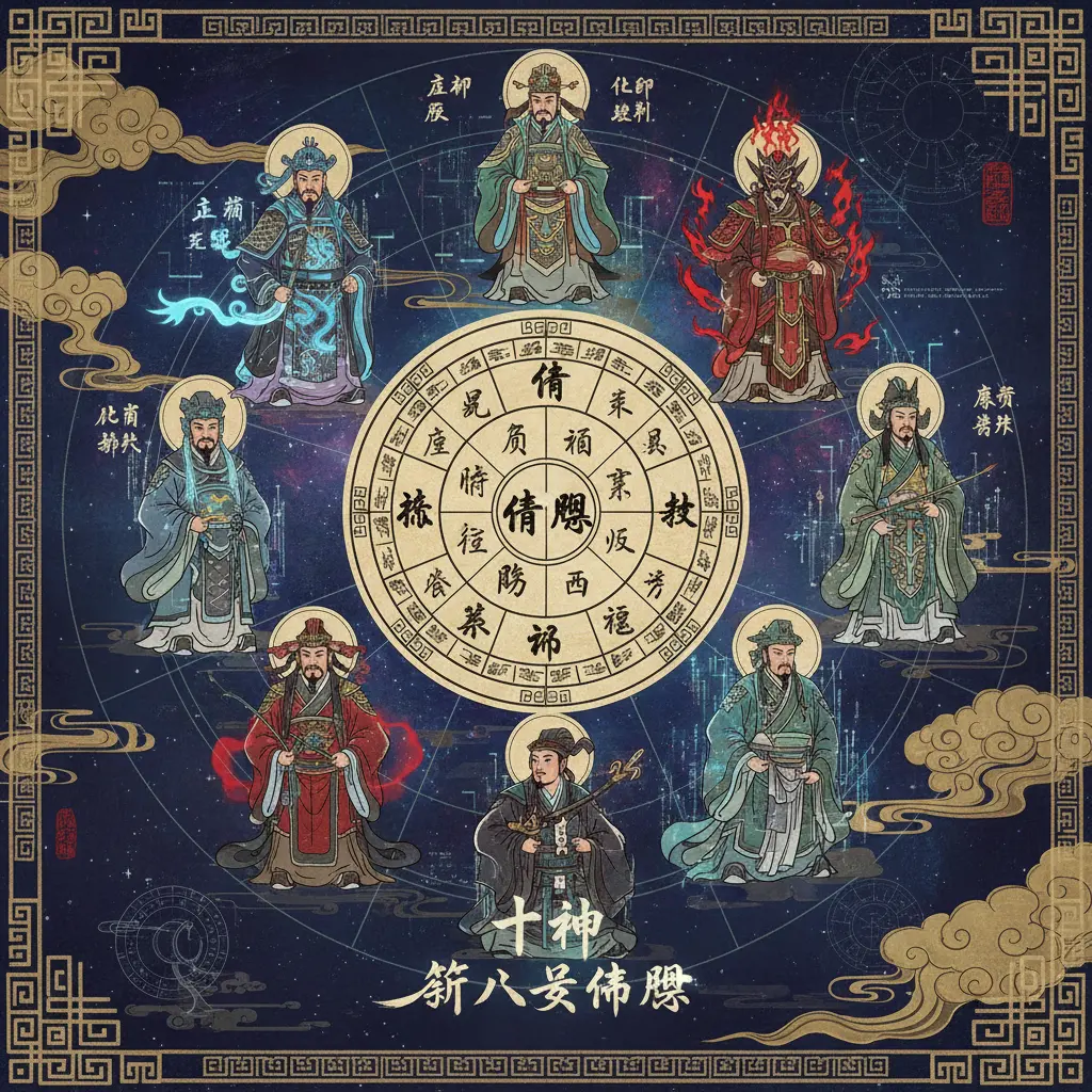 算八字命盤 - 十神