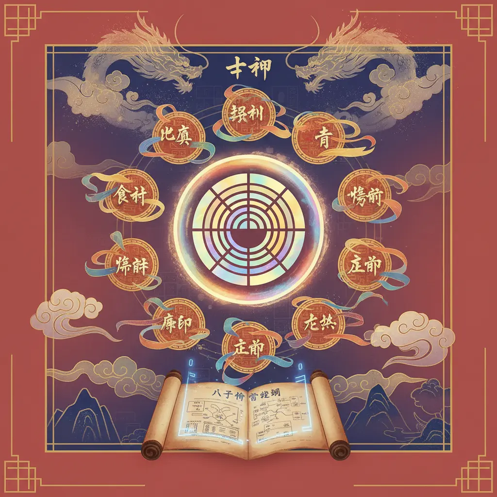 八字命宮查詢 - 十神