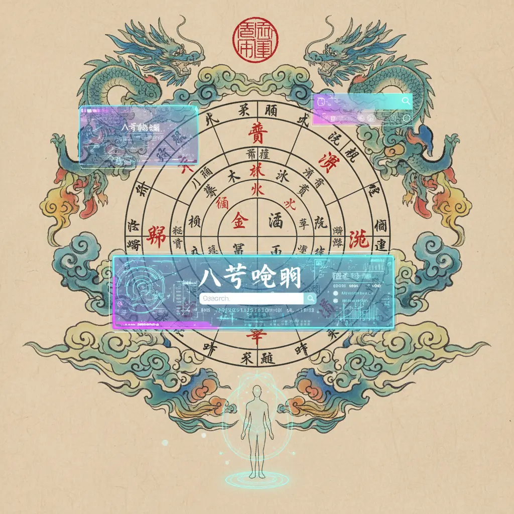 八字查詢 - 八字命盤