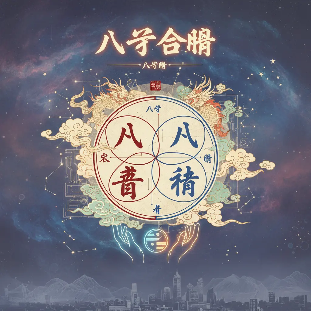 八字盤 - 八字合盤