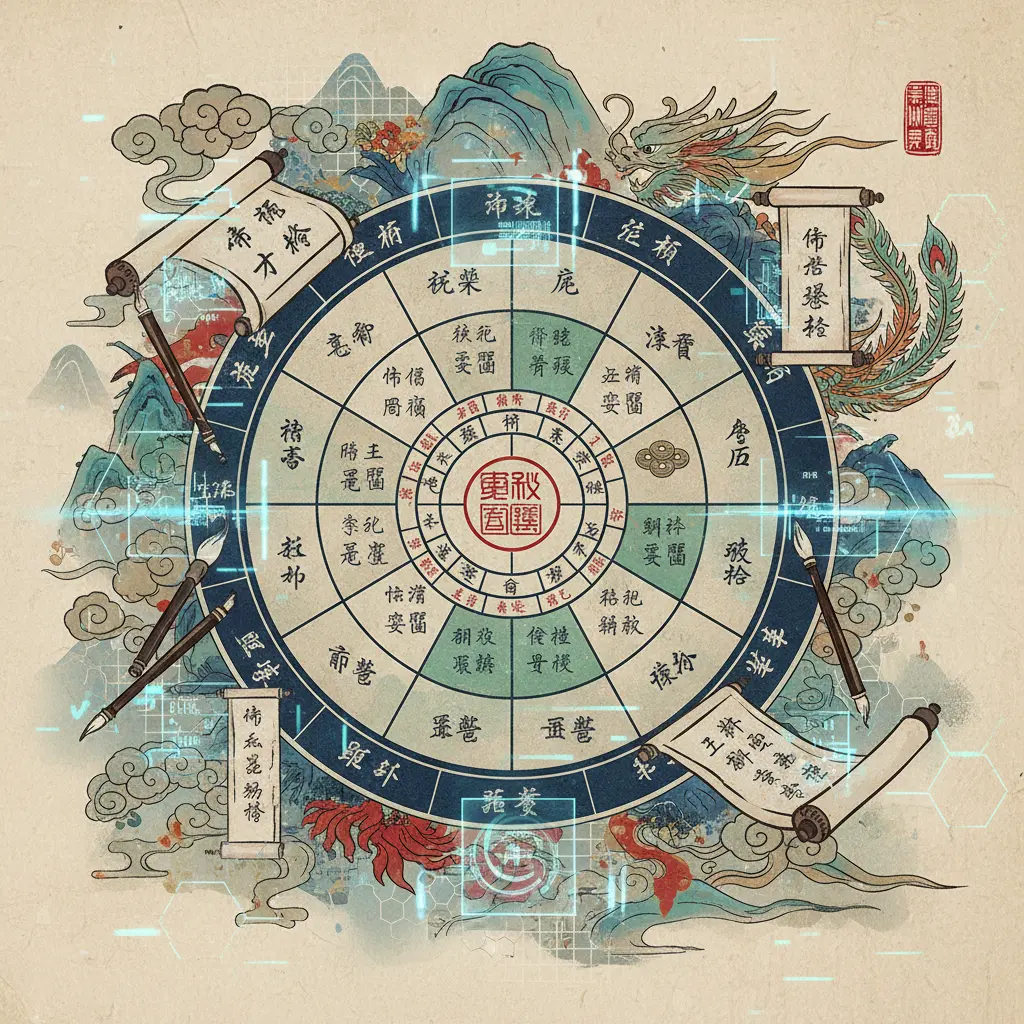 命格分析 - 命盤